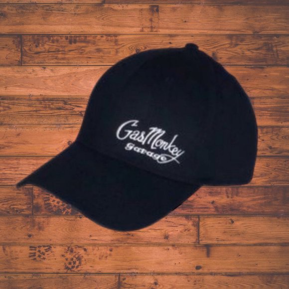 Gas Monkey Garage Other - Gas Monkey Garage Small Script Logo Flexfit Hat